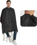 Salon Hair Cutting Cape with Soft Silicon Neck Collar, Professional Anti-static Barber Cape