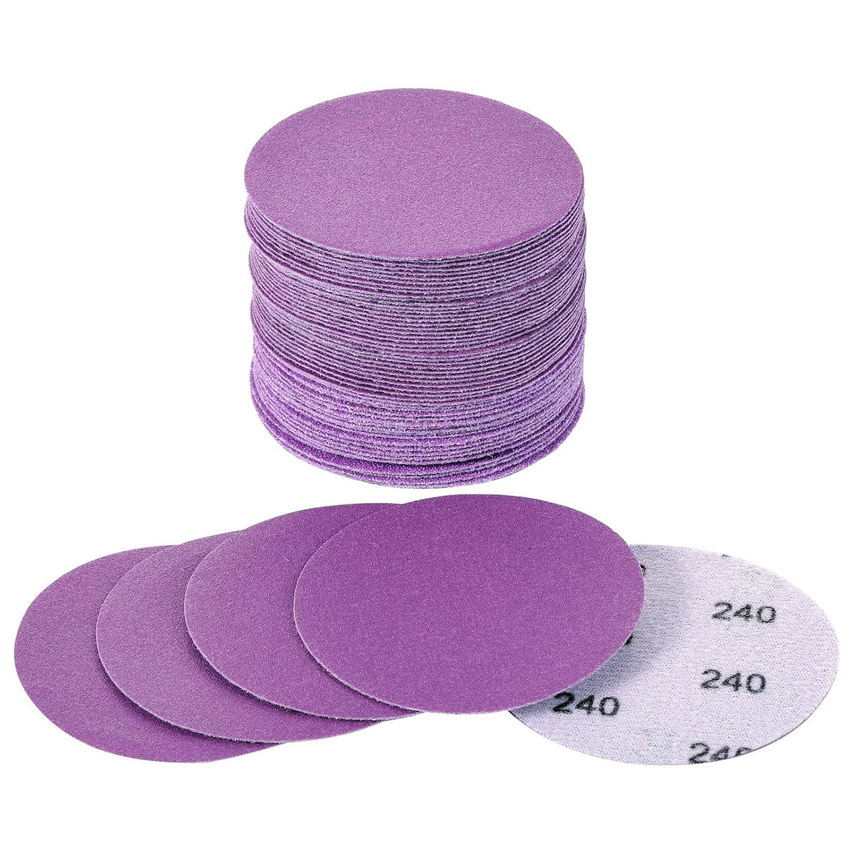 3 Inch Sanding Discs, 40 Pack 240 Grit Hook and Loop Sandpaper