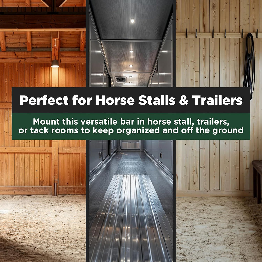 36" Bridle Hook Wall Mount Blanket Rack for Horse Stall USA