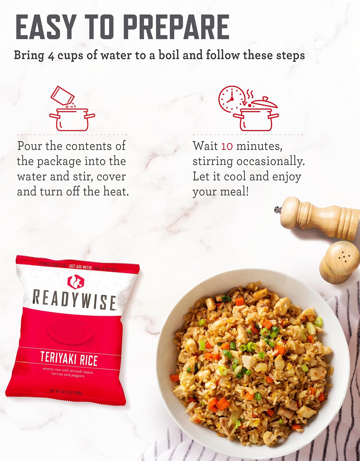 7 Day Emergency Food Supply – 60 Servings Grab Bag, Camping Essentials, Freeze Dried Survival Food Kit & Dehydrated