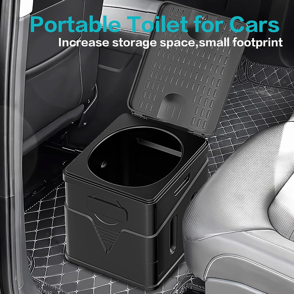 Portable Toilet,Camping Toilet Have Small Foldable Size. It is Compact Portable Toilet for Adults and Children.