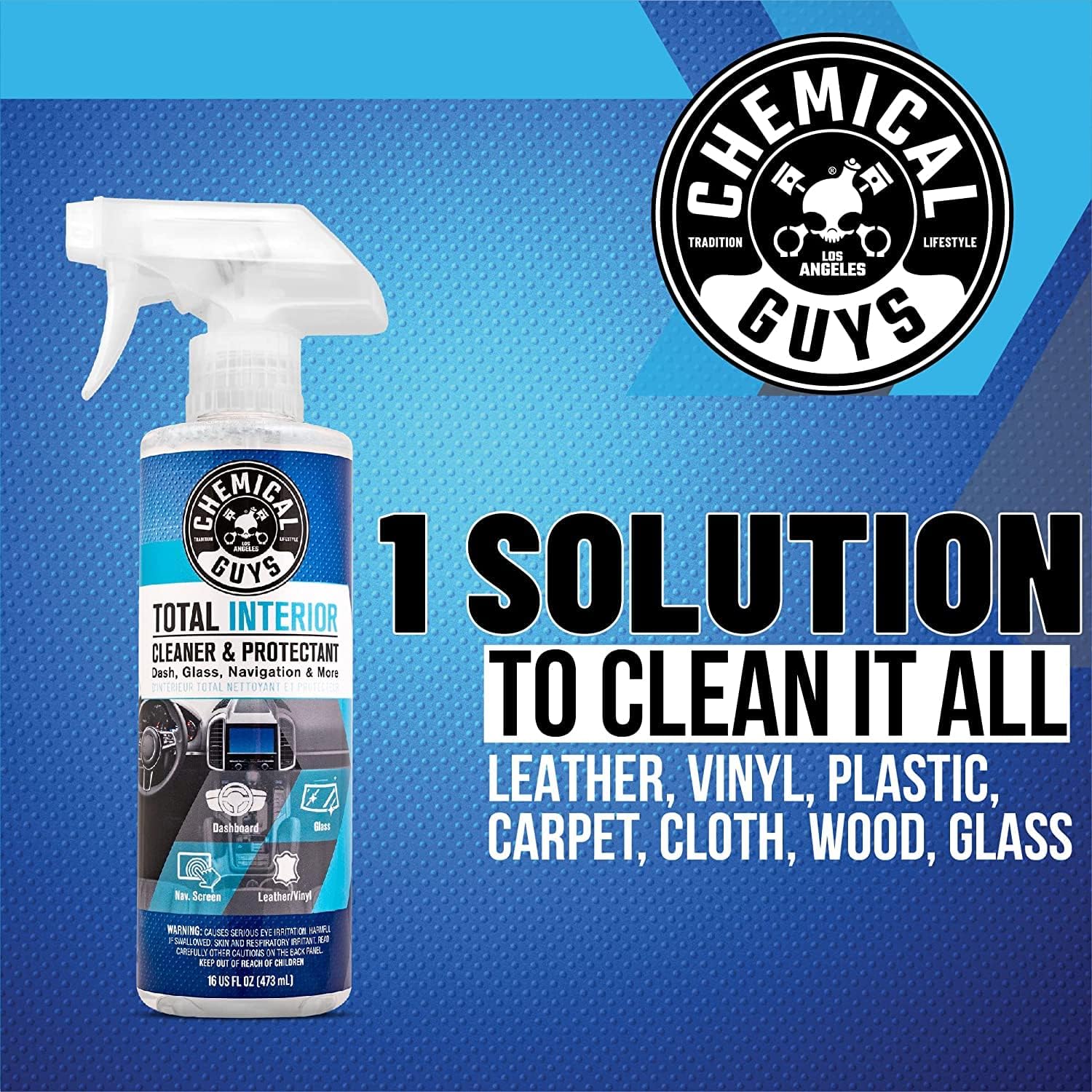 Car Cleaning Kit Interior 9-Piece - Total Interior Cleaner, Sticky Icky Green Apple & Strawberry Detailing Gel, 3