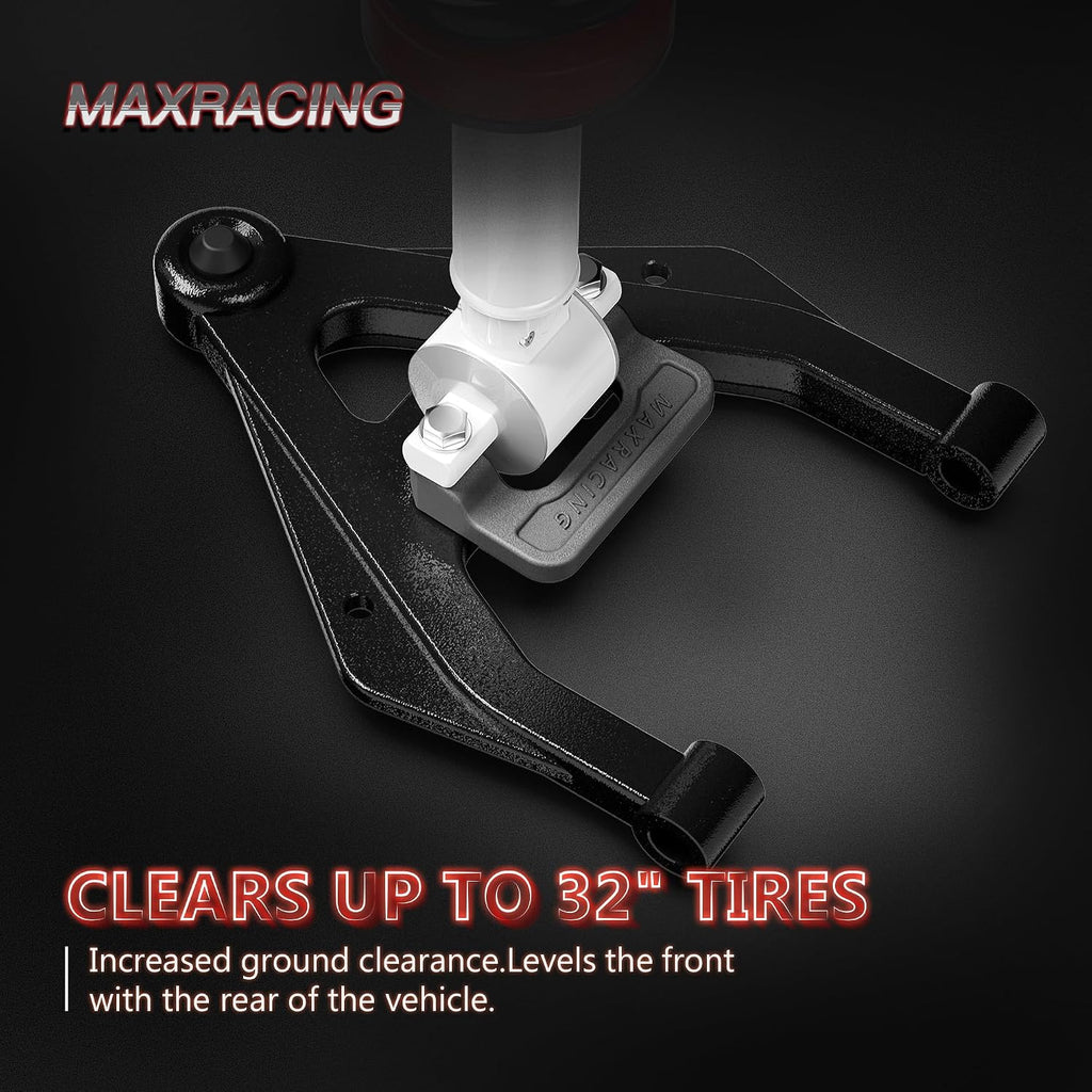 Maxracing 2" Front Leveling Kit Compatible with 2007-2026 Silverado Sierra