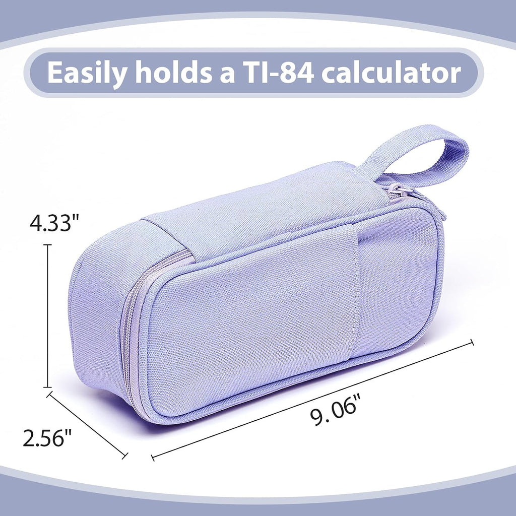 Large Pencil Case Pouch, Zipper Pencil Box for Kids, Girls & Boys | 1800mL Big Capacity, Heavy-Duty Canvas, School