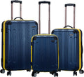 London Hardside 3 Piece Expandable Spinner Wheel Luggage Set, (20"/24"/28"), Navy