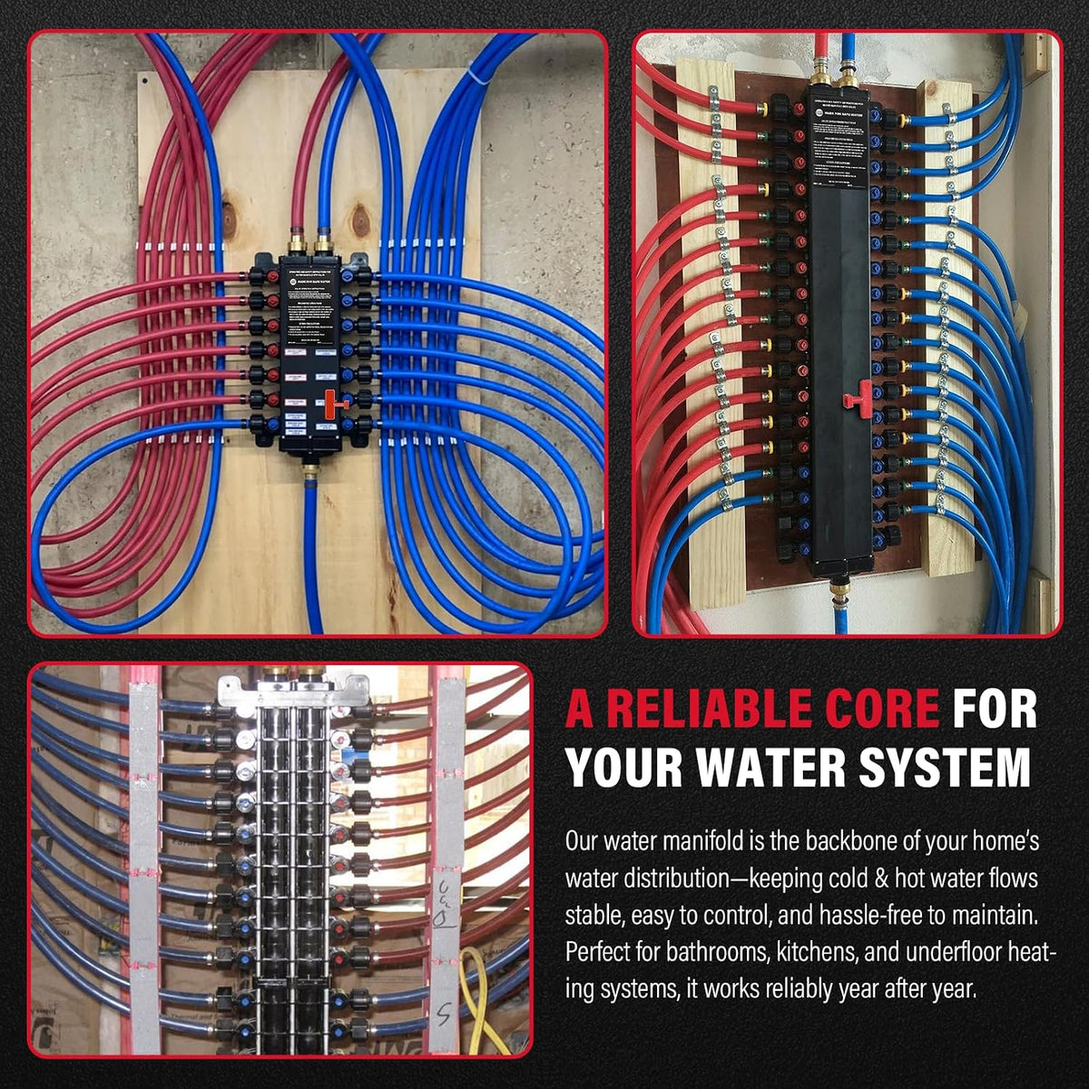 14-Port PEX Manifold Compatible with Viega ManaBloc 50143