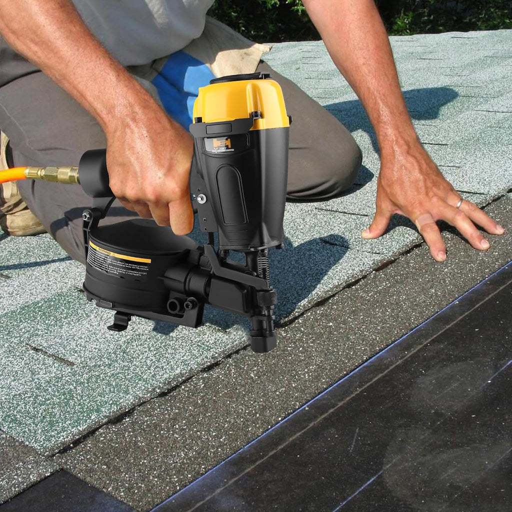 HBCN45P 7/8" to 1-3/4" Coil Roofing Nailer with Magnesium Housing 11 GA Roofing Nail Gun