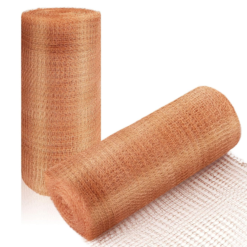 8" x 100' Heavy Duty Copper Mesh Roll for Pest Exclusion | Pure Copper Mesh, Flexible, Rustproof and Easy to Cut