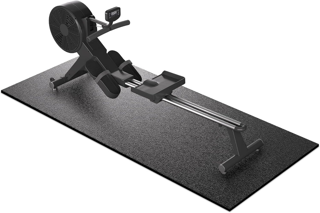 Treadmill Mat for Hardwood Floor Carpet 7'x3'/6'x3'/6'x2.5'/4'x2' | 6mm Thick Exercise Equipment Gym Mat, Compatible