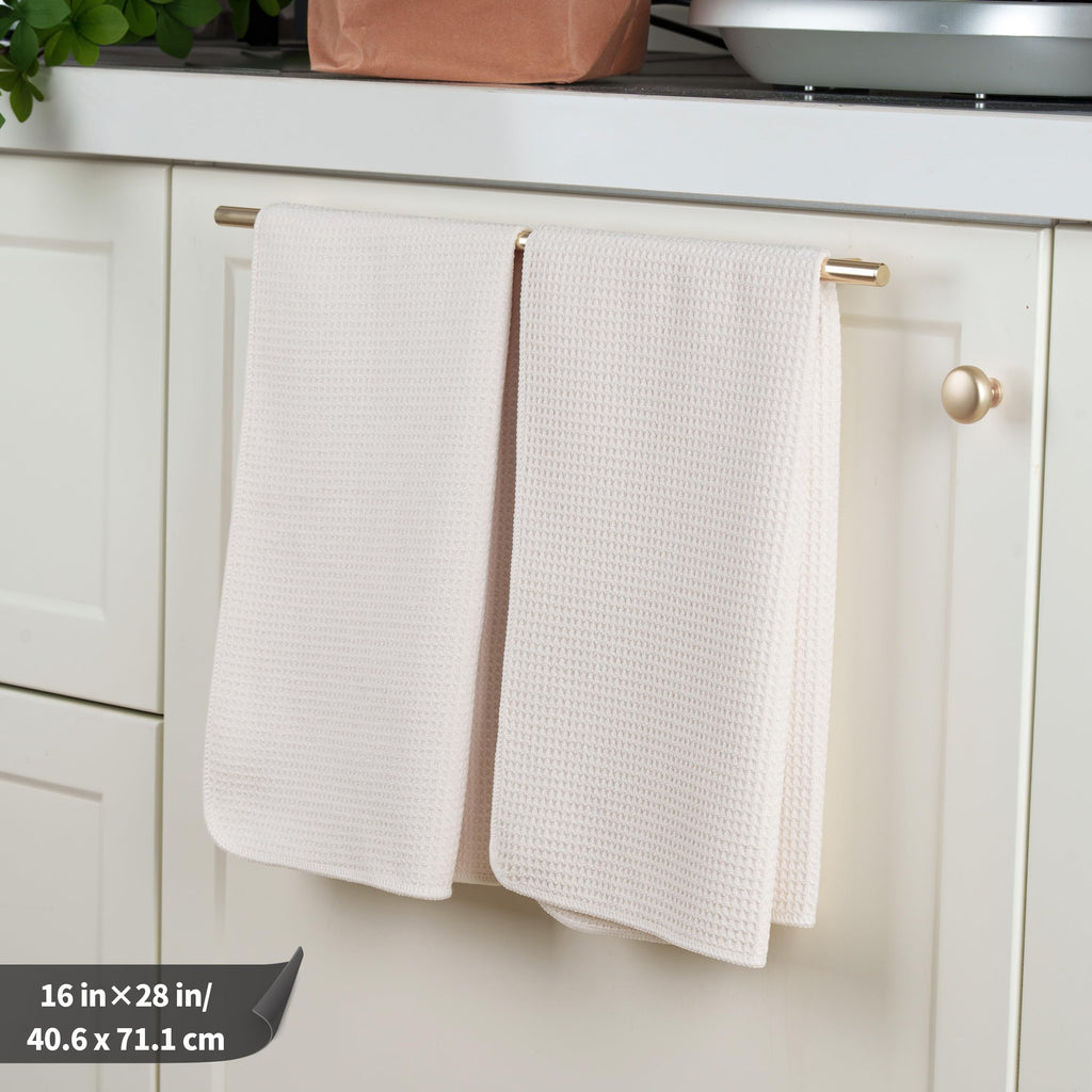 340 GSM Microfiber Waffle Kitchen Dish Tea Towel, 16x28 in, 12 Pack