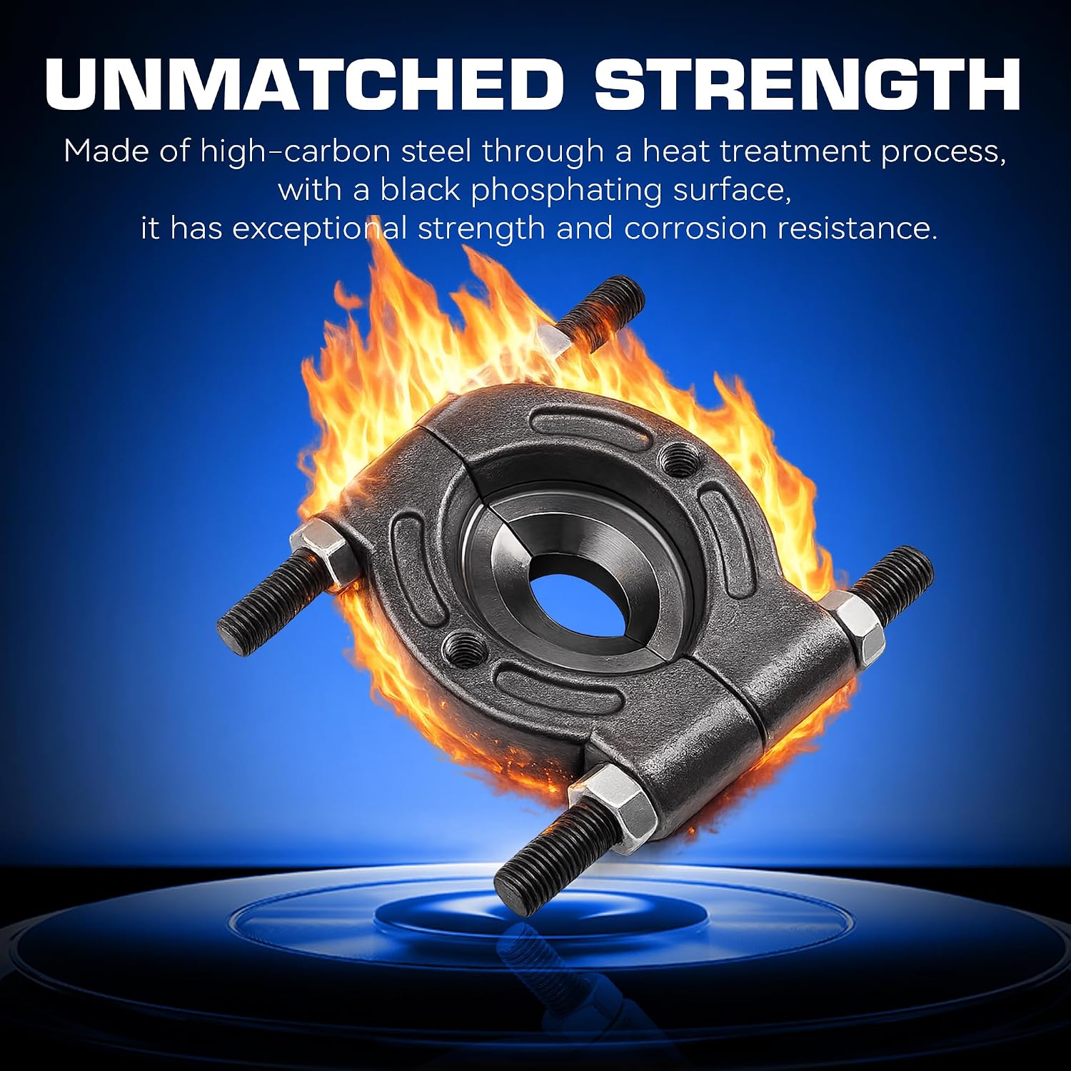 12-Piece Bearing Puller, Wheel Hub Puller Set, Wheel Bearing Removal Tool, Blind Bearing Puller, 5 Ton Capacity