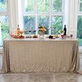 Champagne Sequin Tablecloth 90''x132''
