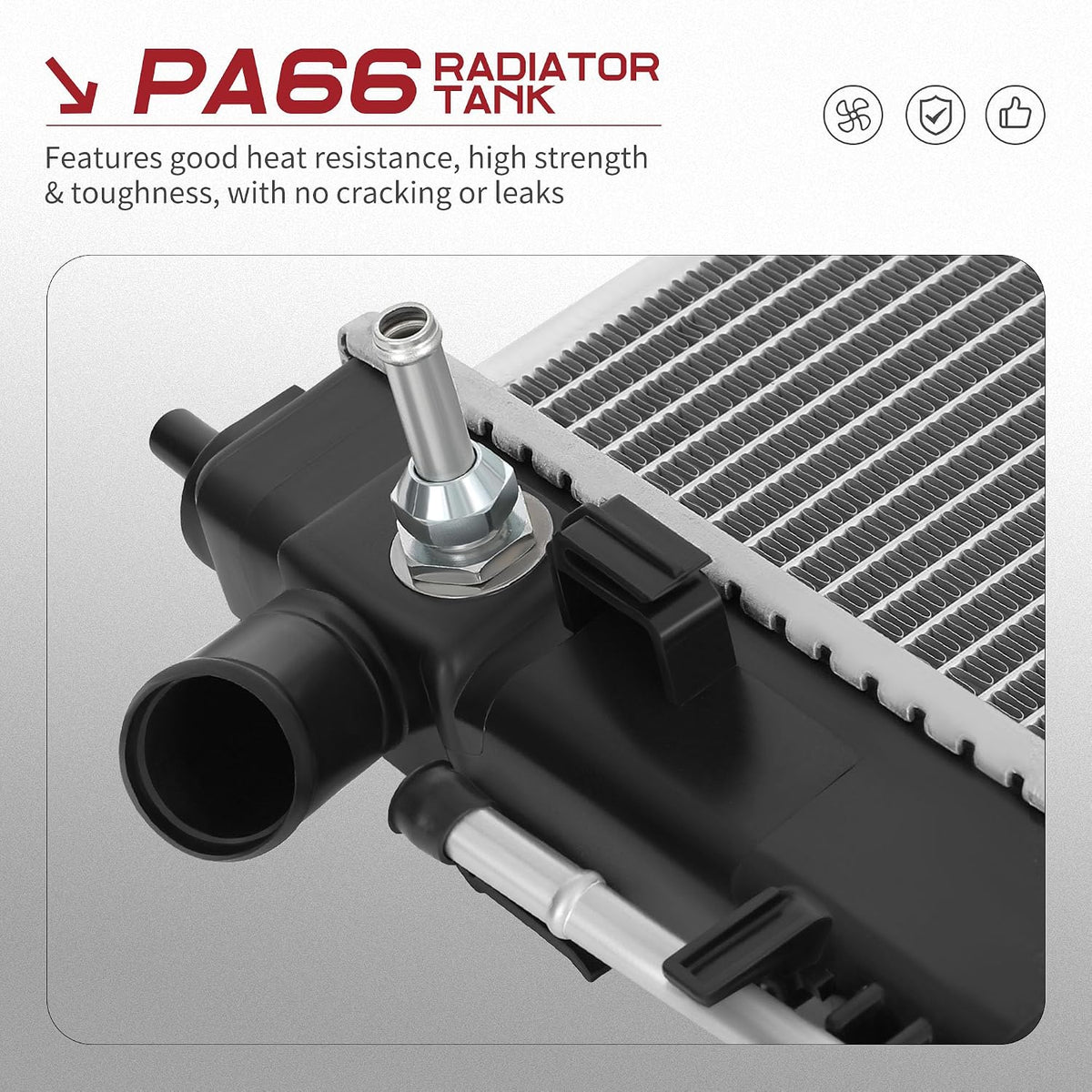 YITAMOTOR Replace Radiator Compatible with 2011-2015 Hyundai Elantra