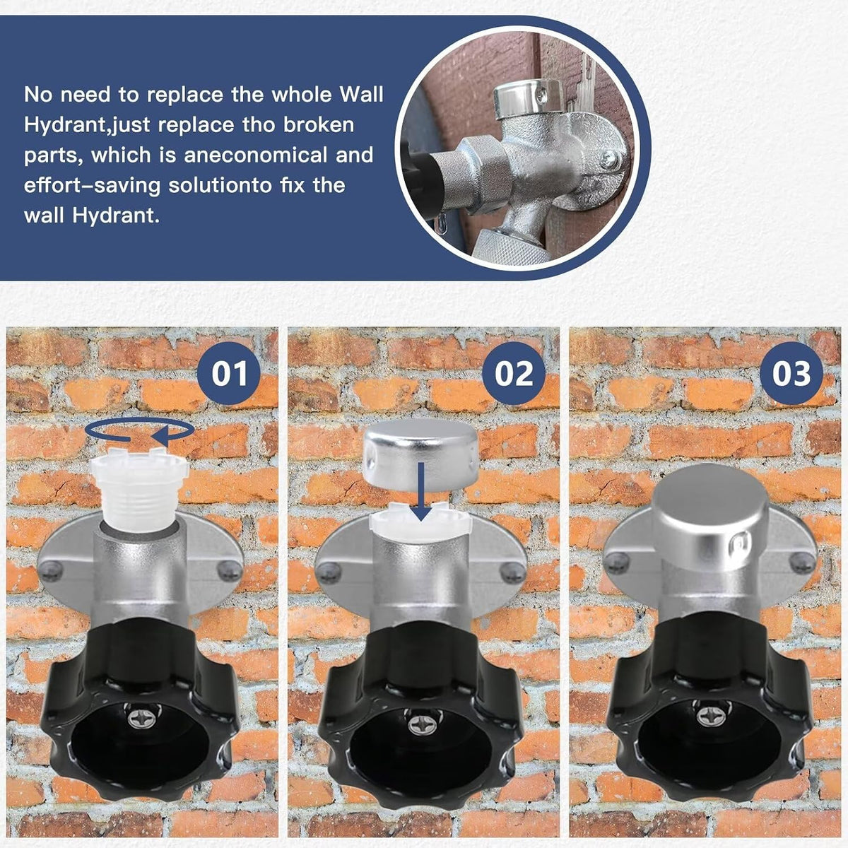 2 Packs 630-7500 Vacuum Breaker Repair Kit for NIBCO 90 Valves