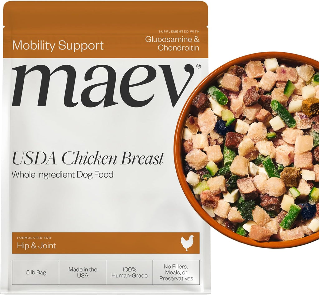 Human-Grade Frozen Fresh Chicken Dog Food, Hip & Joint, 5 lb