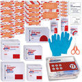 First Aid Kit Refill - Extra Replacement Supplies for First Aid Kits, Loose Packed Restock Supply Pack -77 Piece