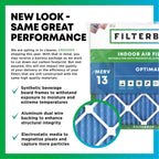 14x30x1 Air Filter MERV 13 Smoke & Allergy Defense (4-Pack)