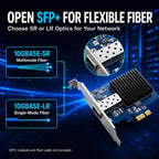 10GbE SFP+ PCIe Network Card, Realtek RTL8127ATF