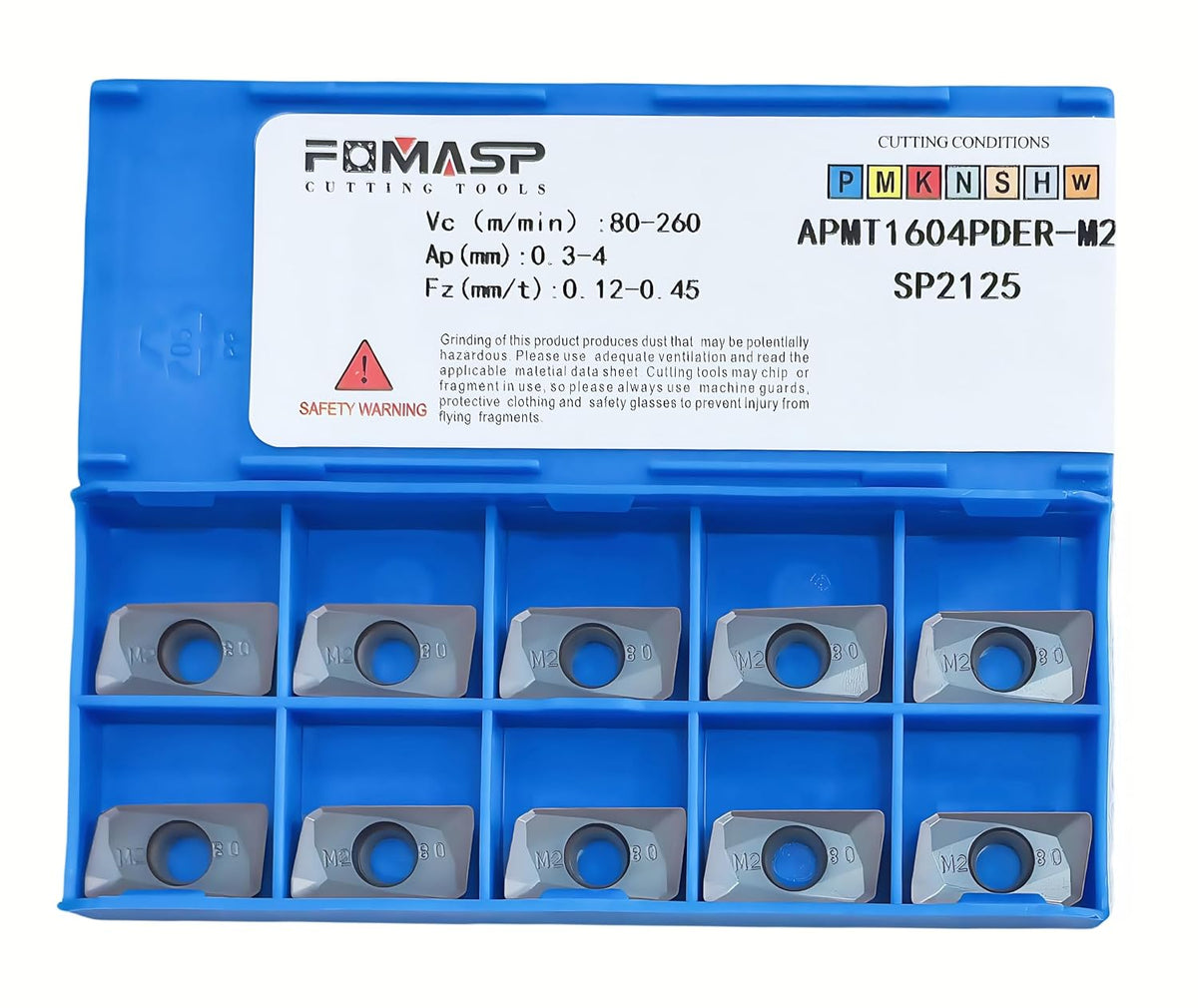 CNC Milling Carbide Inserts Steel APMT1604PDER-M2 Fit for Lathe Milling Cutting Tools 10pcs