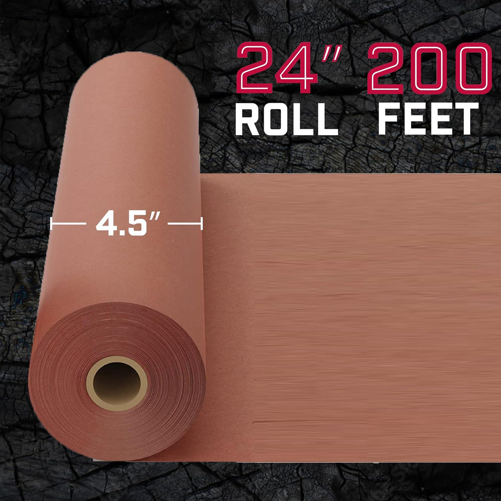 24" x 200' - Pink Butcher Paper Roll, Food-Grade, Made in USA
