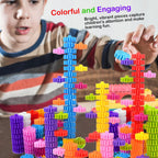 STEM Building Blocks Toys for Kids – Educational and Safe Gear Interlocking Construction Playset – Develop Creativity