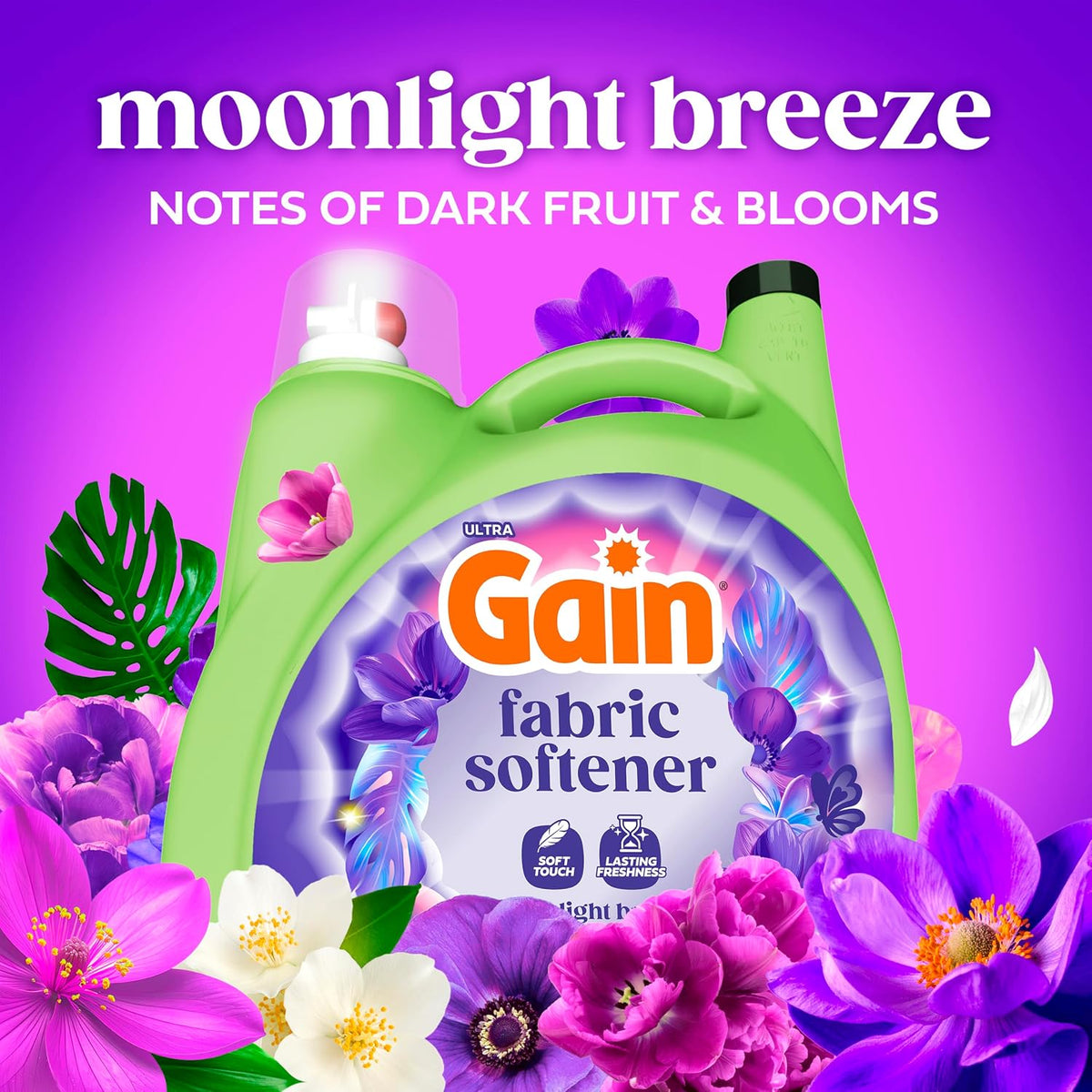 Liquid Laundry Fabric Softener, Laundry Conditioner, Long Lasting Scent, Softens, Freshness, Helps with Static &