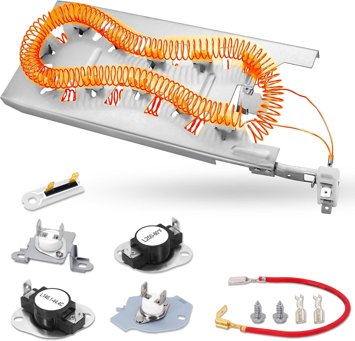 MED5630HC2 MED5630HC1 Dryer Heating Element Kit Fit for May-tag MEDB765FW0