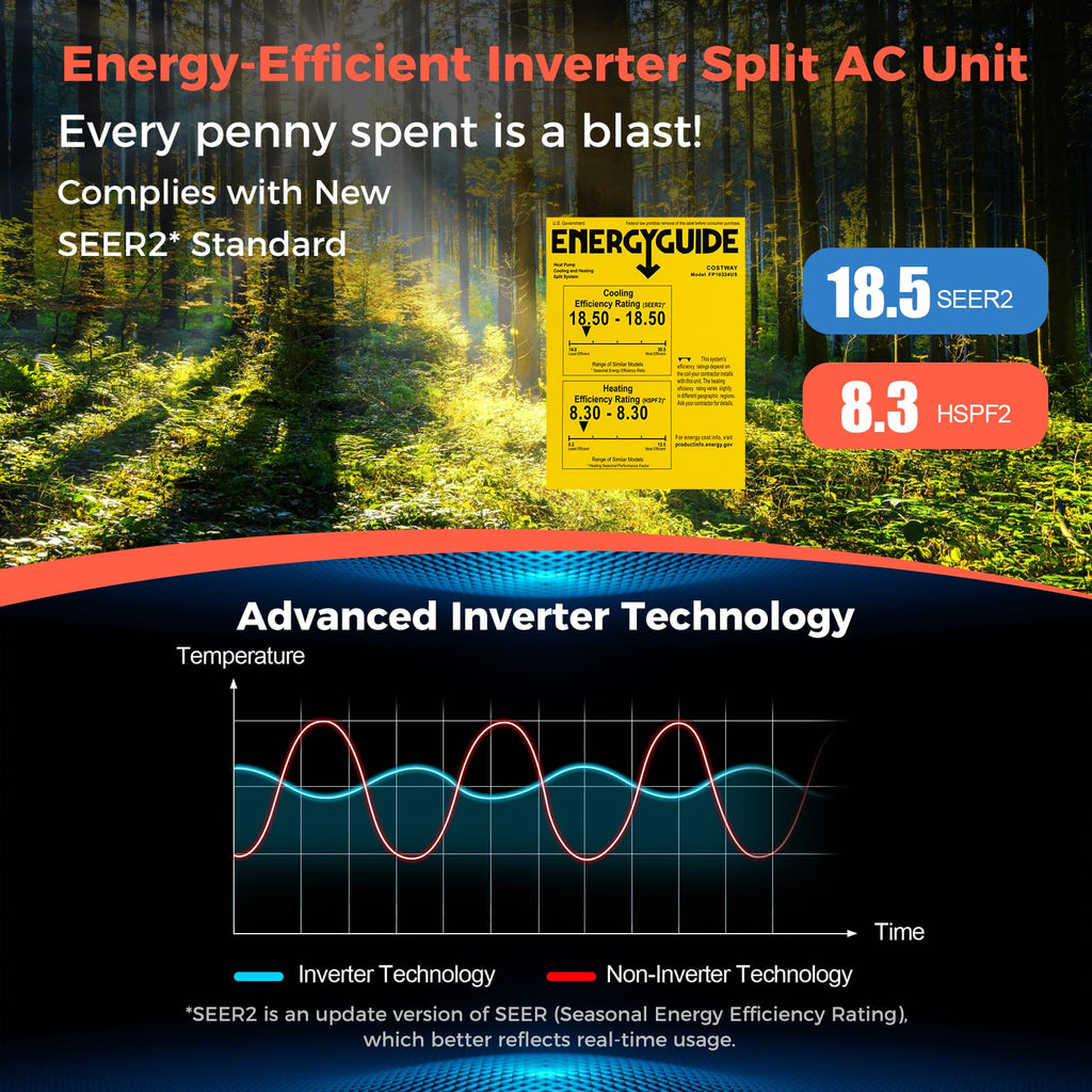 24000BTU Mini Split Air Conditioner& Heater