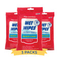WipeEssentials Hand Sanitizer Wipes for Adults & Kids - 90 Count, 3 Packs | Alcohol-Free, Moisturizing Sanitizing