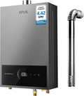 Tankless Water Heater Propane Gas, Up to 4.42 GPM, Indoor Hot Water Heater, 95,000 BTU on Demand Instant Hot Water