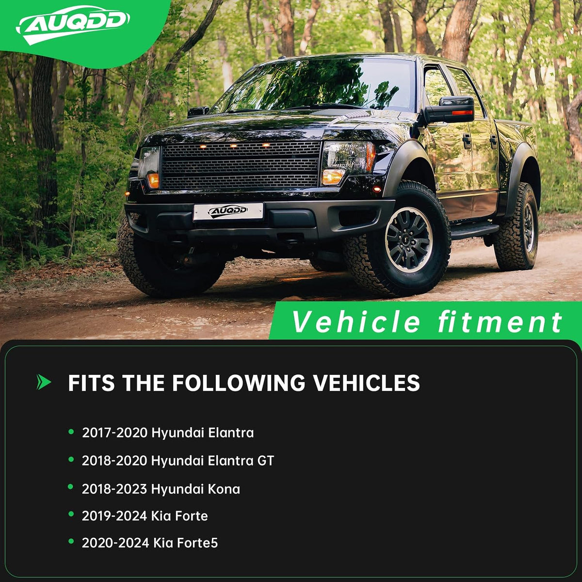 AUQDD 2Pc Suspension Front Lower Control Arm and Ball Joint Assembly Fit For 2017-2020 Hy-undai Elantra, 18-23 Kona /19-24 K-ia Forte Forte5 (Replace # K623782 K623783 54500F2000 54501F2000)