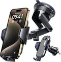 [True Military-Grade] Car Phone Holder VANMASS [Upgraded Strongest Suction&Clip] Cell Phone Mount for Dashboard