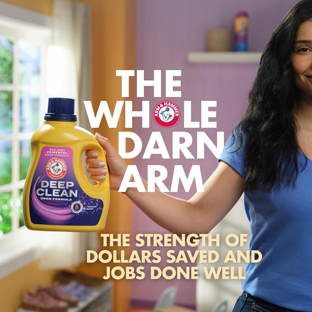 Deep Clean Free & Clear Laundry Detergent Power Paks, 32 Count