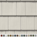 Cedar Impressions Double 7 Inch Straight Edge Perfection Shingle Siding (1/2 Square)
