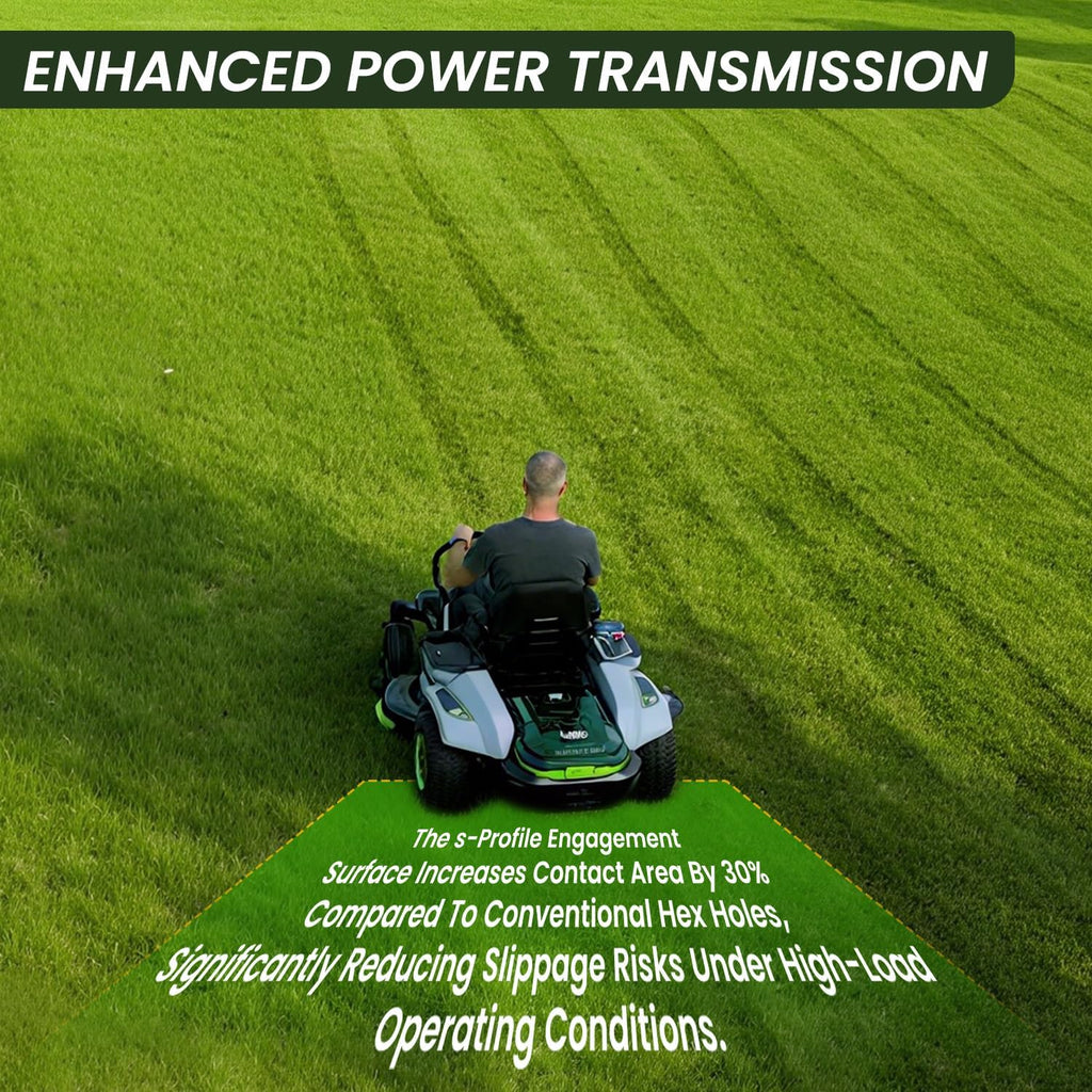 AB4200D Lawn Mower Blades Compatible with ZT4204L 42" Z6 Zero Turn Riding Mower 2 Packs