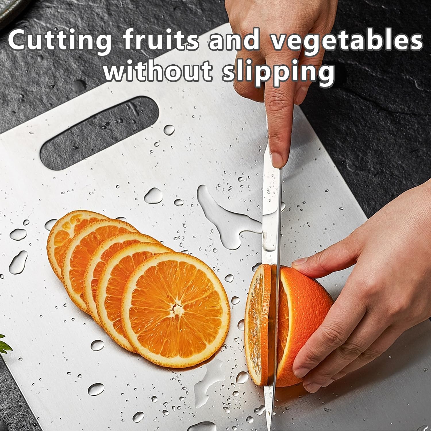 Titanium Cutting Board, 3 PCS Titanium Cutting Boards for Kitchen, Non Toxic, Double-Sided Food Grade Chopping Board
