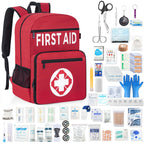 First Aid Kit Backpack Fully stocked, 400pcs Survival Gear