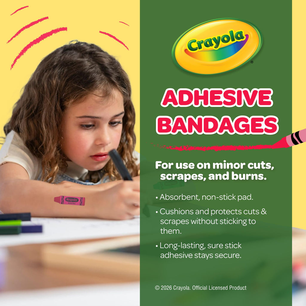 Crayola First Aid Kit, Everyday Essentials, 30 Pieces
