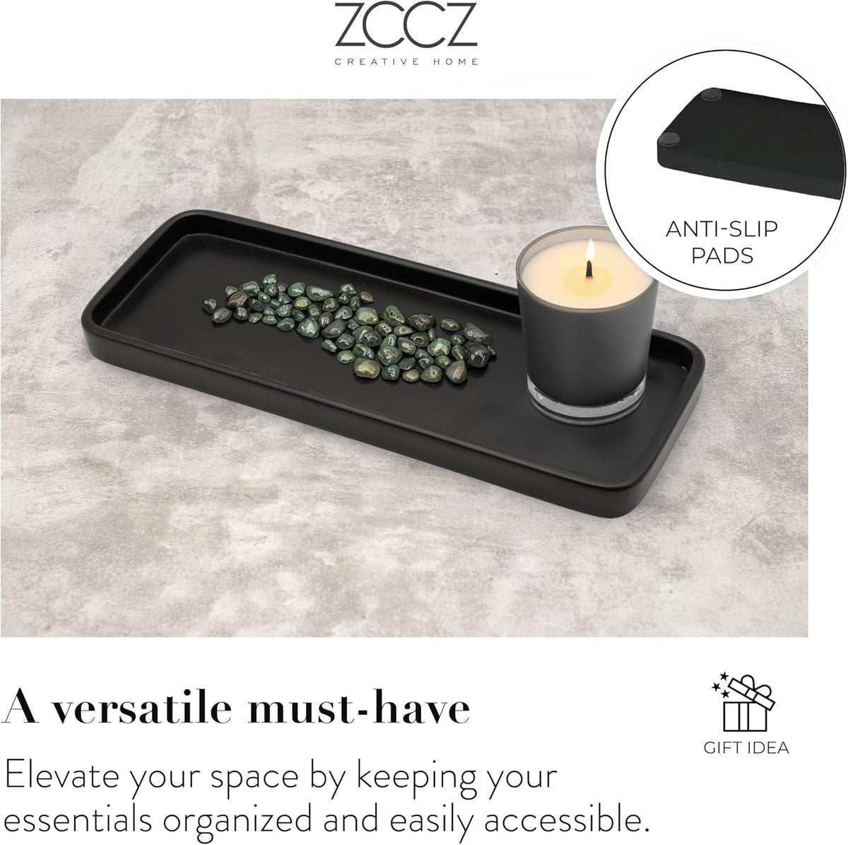 Bathroom Accessory Sets, 4 Pieces Bathroom Accessories Complete Set Vanity Countertop Accessory Set, Includes Lotion
