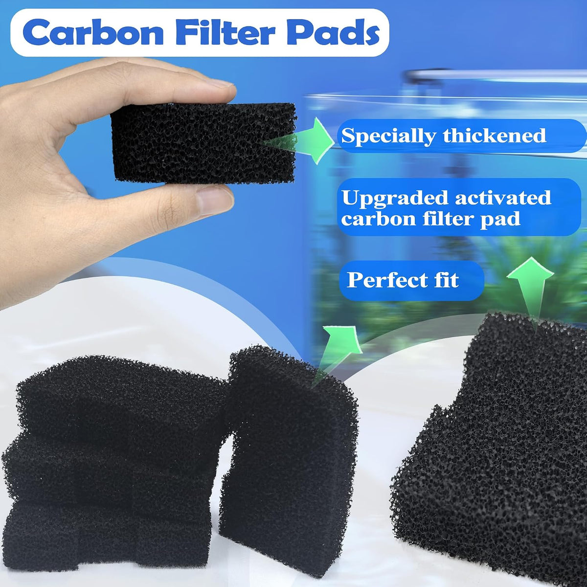 52 Pack Filter Media Kit for Fluval 406/407 Canister Filters
