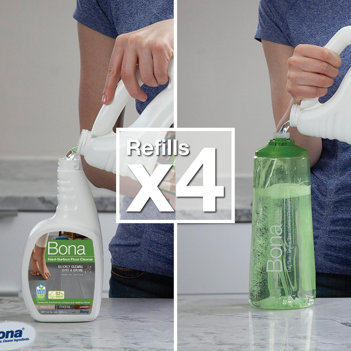 Multi-Surface Floor Cleaner Refill - 128 fl oz - Unscented