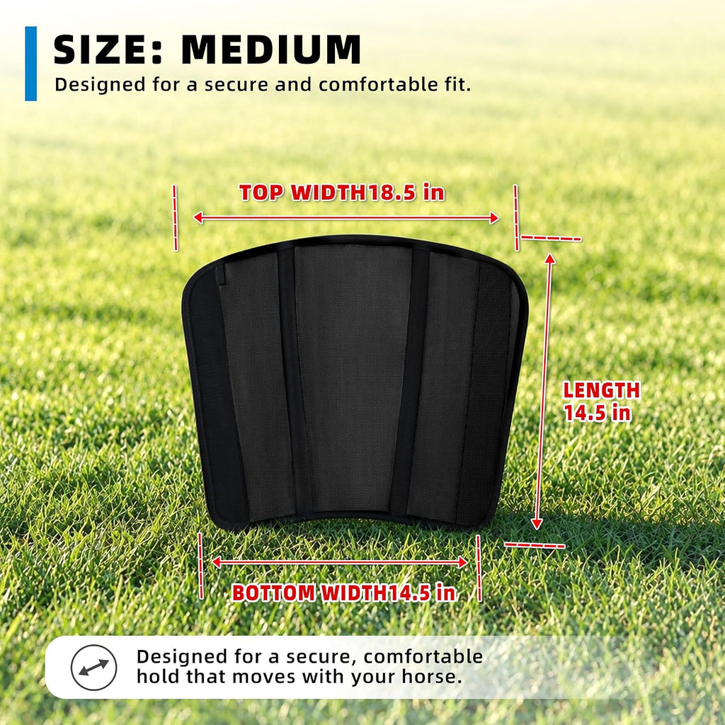 Fly Boots for Horses Set of 4, Breathable Mesh Horse Fly Boots with Support Stays, Adjustable Hook and Loop Closure