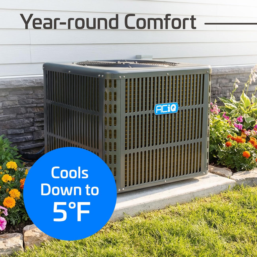 2 Ton 14.3 SEER2 Central Air Conditioner Unit - R32 AC Condenser