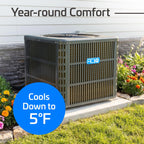 2 Ton 14.3 SEER2 Central Air Conditioner Unit - R32 AC Condenser
