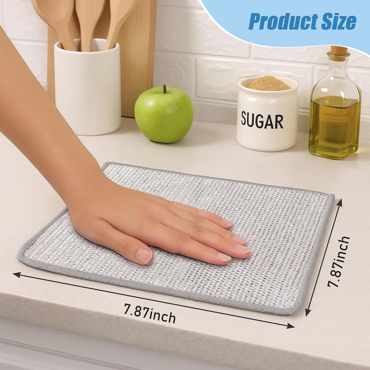 30PCS Non Scratch Steel Wool Dishcloth Scrubber Pads Kitchen Set