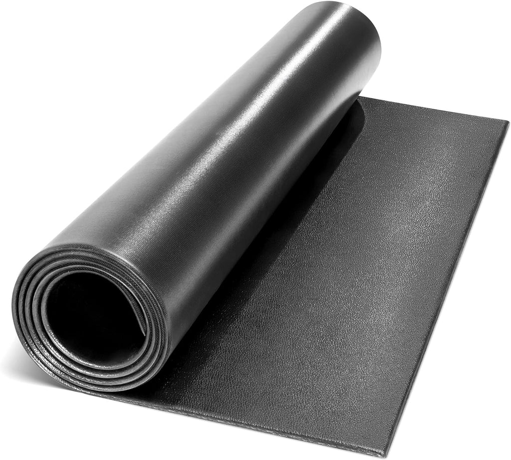 Fitness Equipment Mat and Floor Protector Compatible for Treadmills, Elliptical, Exercise Bikes, Stationary Cycles