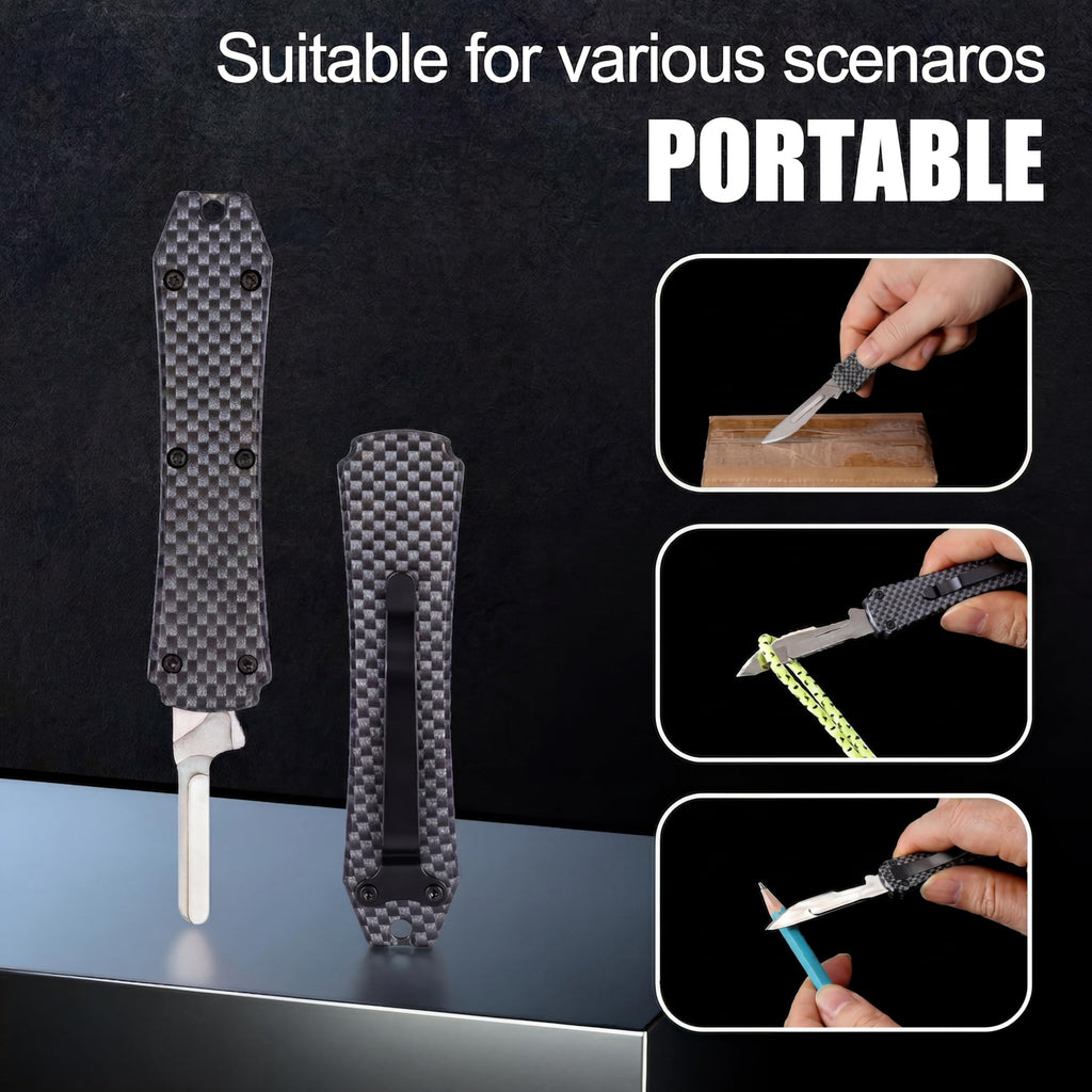 Folding Utility Knife Quick Change Box Cutter with 20 Blades