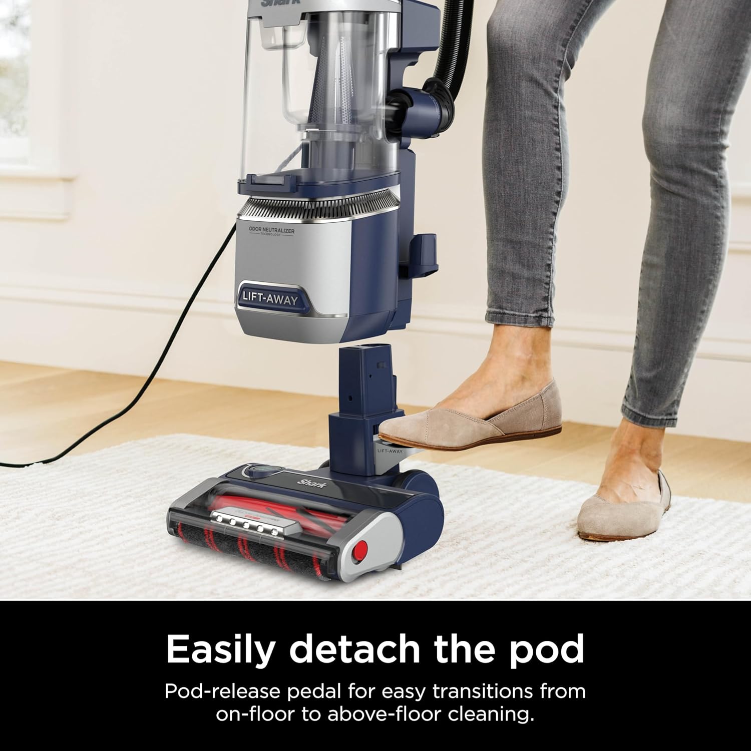 Pet Performance Plus Lift-Away Upright Vacuum with DuoClean & Odor Neutralizer Technology, Anti-Allergen Complete