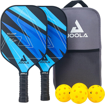 Pickleball Paddles Set of 2 – Multiple Colors - Reinforced Fiberglass Surface – Lightweight, Durable