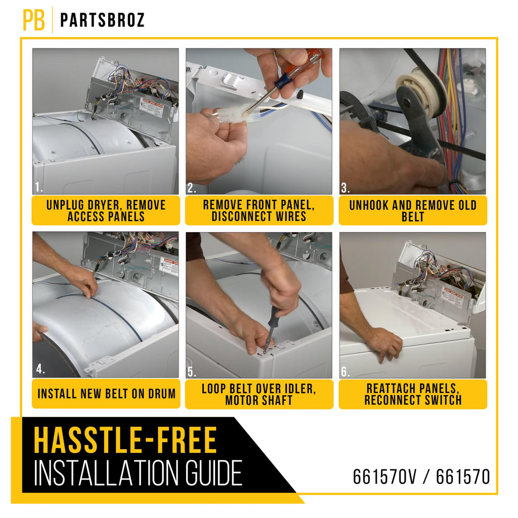 Dryer Belt for Whirlpool YWED8620HC2